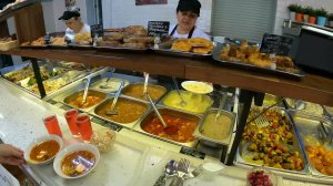 Сочи Лазаревское Цены в столовой Орешник сытный обед на четверых за 1100 рублей