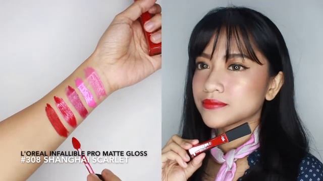 L'OREAL PRO MATTE GLOSS (SWATCHES) смотреть онлайн