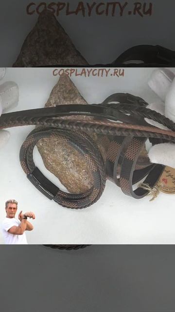 Коричневый кожаный браслет купить смотреть онлайн