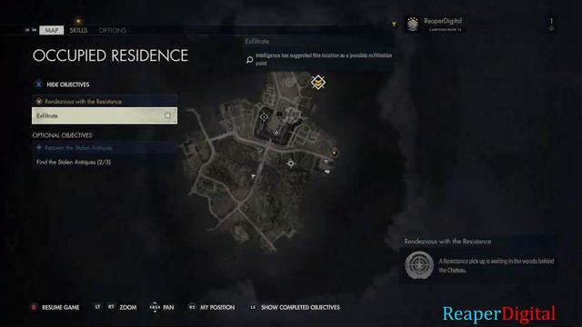 Find The Stolen Antiques OCCUPIED RESIDENCE Sniper Elite 5