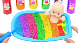 ЦЕЛАЯ ВАННА СЛАЙМА ДЛЯ ДЕТЕЙ КУПАЕМ ПУПСИКА КАНАЛ ИГРАЛКИ-ЗАЛИПАЛКИ