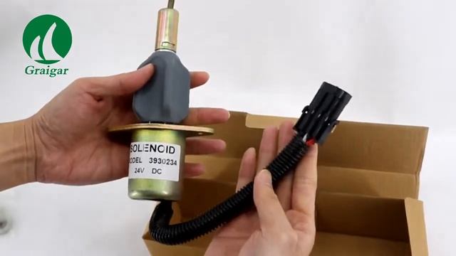 Diesel shut off solenoid 3930234 SA-4335-24 For Cummins 6CT 8.3 Komatsu 24V смотреть онлайн