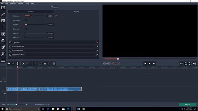 Movavi Video Editor Tutorial Add Audio, Looping Audio, Equalizer Audio, Noise Removal, Audio Effect смотреть онлайн