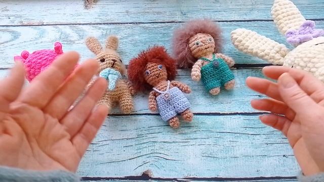 Смешные пацаны из остатков пряжи. Распускаю пуффи. смотреть онлайн