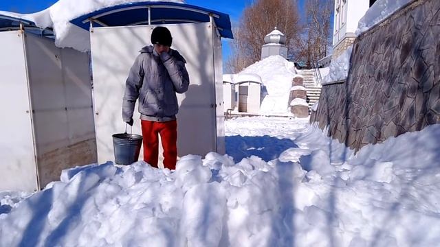 Снег как одеяло!!! 10мин под снегом!!! Самара!!! смотреть онлайн