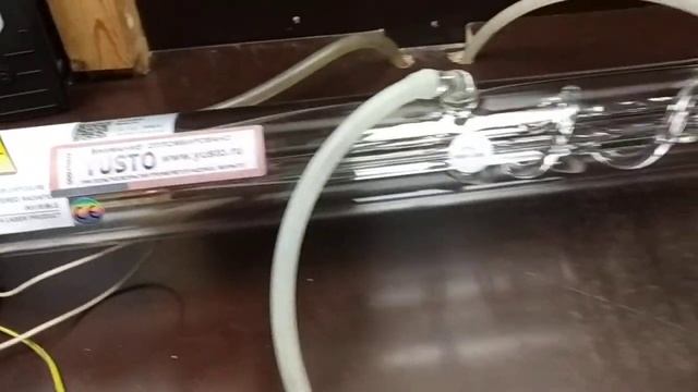 Лазерная трубка CO2 RECI T4 100-130 Вт #лазернаятрубка смотреть онлайн