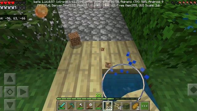 Майнкрафт одиночное выживание #10 балкон и пристань смотреть онлайн