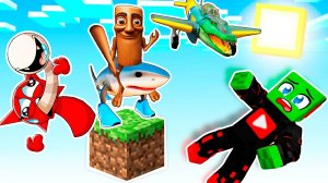 ОДИН БЛОК с ТУНГ ТУНГ ТУНГ САУР ТРАЛАЛЕРО ТРАЛАЛА БОМБАРДИРО КРОКОДИЛО МРУНА ВАЙРУМ в МАЙНКРАФТ