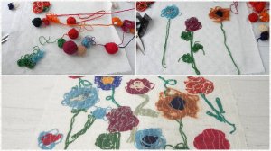 Пришла в голову очень необычная идея как шить из старых ниток , новый метод ПИЦЦА