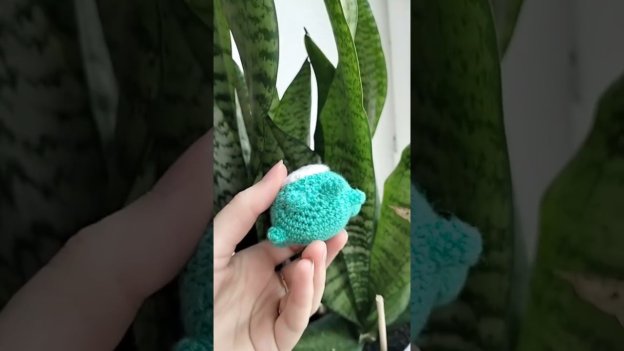 Забавный вязаный лягушонок  | #амигуруми #лягушкакрючком #лягушка #лягушонок #frog