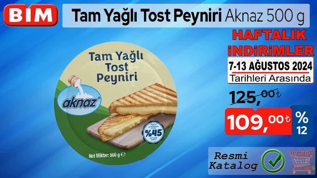 BİM İNDİRİMLERİ BU HAFTA | BİM 7-13 AĞUSTOS ARASI İNDİRİM KATALOĞU | GIDA TEMİZLİK | BİM AKTÜEL смотреть онлайн