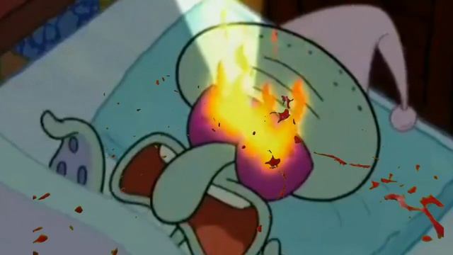Squidward screaming and death смотреть онлайн