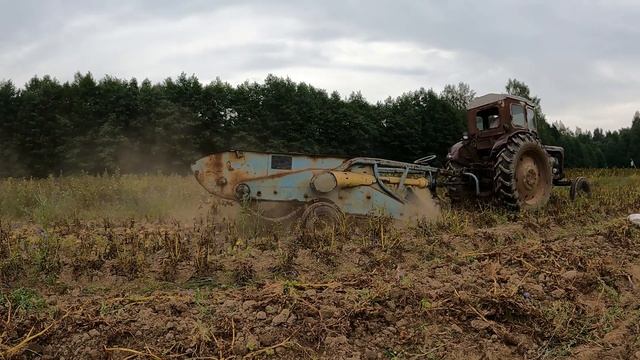 Potato harvest T-40 + Agromet Z-609/2 | 2022 смотреть онлайн