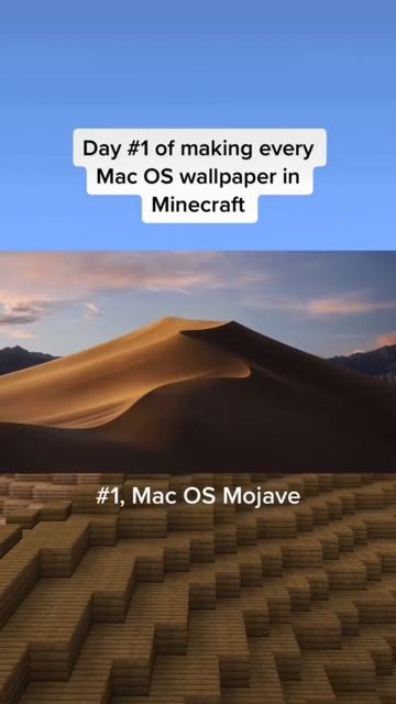 Mac Wallpapers in Minecraft! #shorts смотреть онлайн