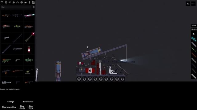 Testing out Missile launcher tank variant in People Playground смотреть онлайн