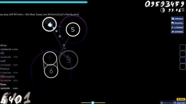 [Osu!Ripple]Raau RWBY Die [Loli's Retribution] 99.74% FC 439pp смотреть онлайн