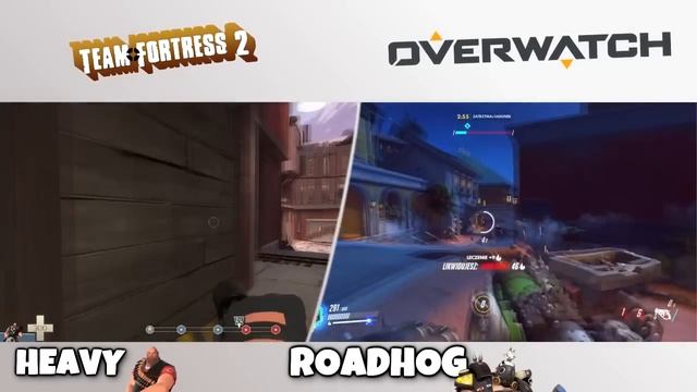 OVERWATCH vs TEAM FORTRESS - Porównanie Postaci - Class Comparison [FRODOnap] смотреть онлайн