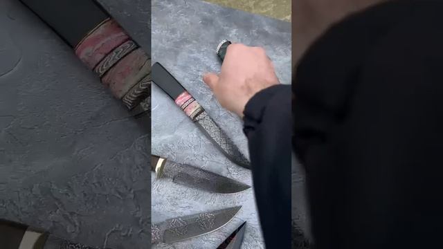 Ножи в единственных экземплярах мозаичные Дамаск бивень мамонта 89883043744 смотреть онлайн