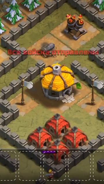 Пекка и Король варваров vs карта природная защита COC смотреть онлайн