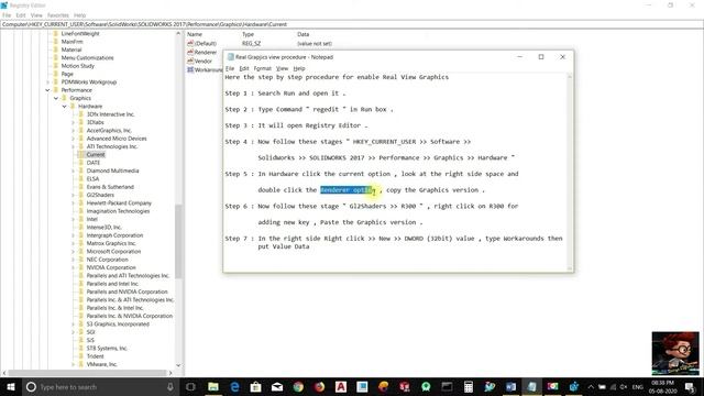 How to enable RealView Graphics in solidworks for AMD Radeon , nvidia and intel graphics смотреть онлайн