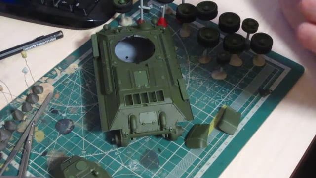 Сборка Т-34/76 Образца 1941 года. 5 часть. (начальная тонировка) смотреть онлайн