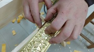 Басменный иконостас. Изготовление. Отделка басмой.