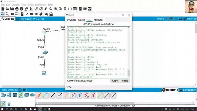 16) how to configure BGP routing protocol in Cisco Packet Tracer смотреть онлайн