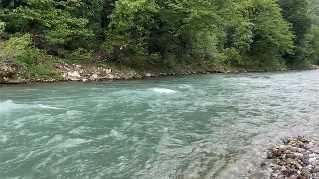 Горячие серные источники на реке Техури смотреть онлайн