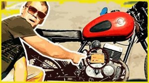 Установка АККУМУЛЯТОРА на мотоцикл МИНСК_#39