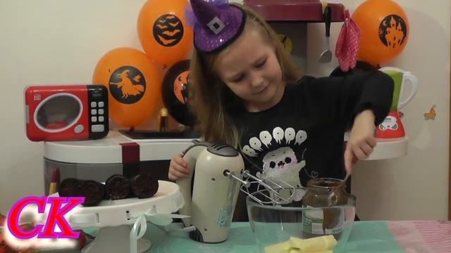 Halloween hats, печиво, солодощі Хеллоувінські капелюшки, печенье Шляпа ведьмы смотреть онлайн