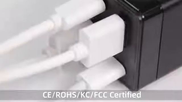 2C2A 4 Port 65w Fast Charger Station With CE ROHS ERP CB KC FCC Certificate