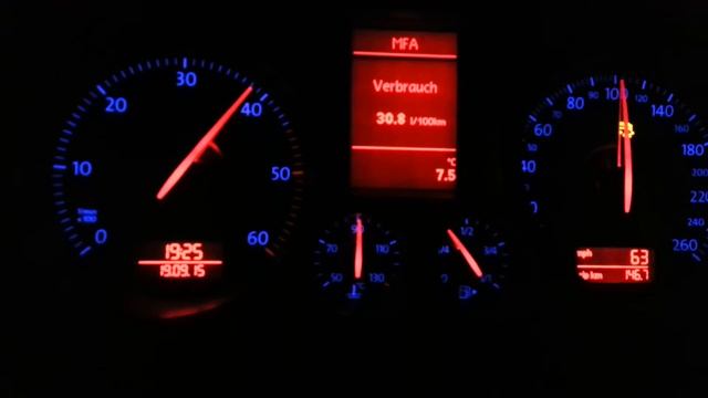 VW Passat B6 2.0 TDI 8V BWG 136 HP 310 Nm acceleration 0-140 km/h смотреть онлайн