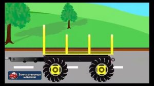 Веселый трактор. Мультики про машинки