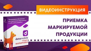 DataMobile. Приемка маркируемой продукции