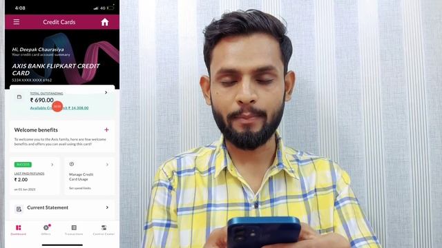 Flipkart Axis Bank Credit Card Transaction History Kaise Nikale 2023 | check transaction credit car смотреть онлайн