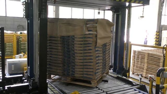 MOSCA KCA-121 - Fully Automated Pallet Packing Press смотреть онлайн