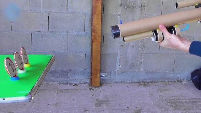 Как сделать Мощную Пушку из подручных средств!!!! смотреть онлайн