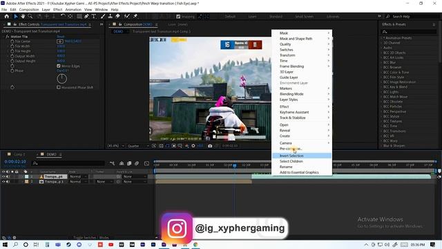 Create Fisheye Transition in After Effects | Free Preset Download 🔥 смотреть онлайн