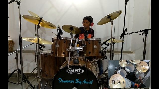 Chop Suey System of a down Drum cover by 9 year old Amiel смотреть онлайн