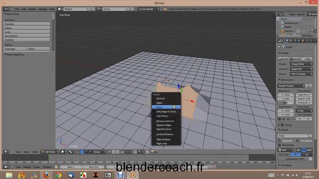 Blender 2.68 : Grid Fill смотреть онлайн