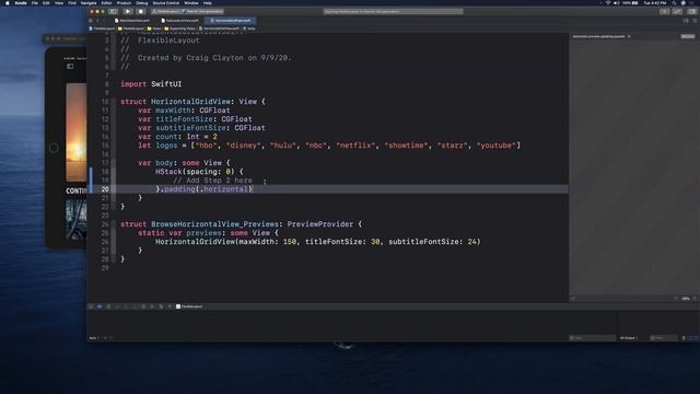 DC iOS: SwiftUI 2.0: Flexible Layout Design смотреть онлайн
