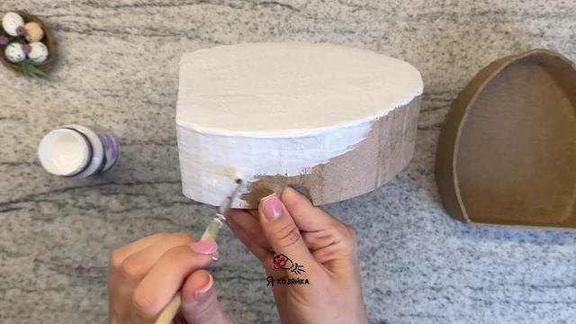 ТАКАЯ КРАСОТИЩА из обычного КАРТОНА и БУМАГИ! Подарок на Пасху своими руками. смотреть онлайн