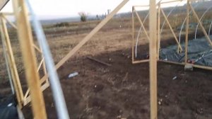 Парник (балаган) для клубники своими руками часть1