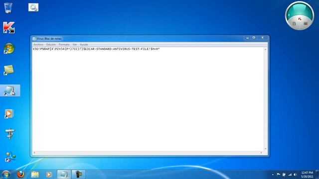 Prueba para saber si tu antivirus va al 100% смотреть онлайн