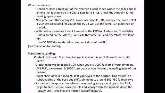 Aimpoint & Transition to Landing смотреть онлайн