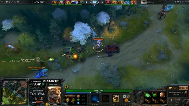 GIGABYTE joinDOTA Masters - Happy Feet vs EHOME смотреть онлайн