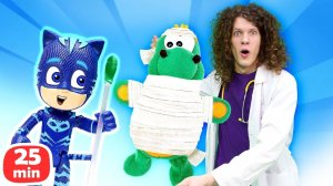 Николя сломал ногу, а Гекко едет на рентген!  Мультики про игрушки