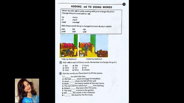 Verbs: Past Time| English Grammar for Students|| Zeenat's Smart Teaching смотреть онлайн