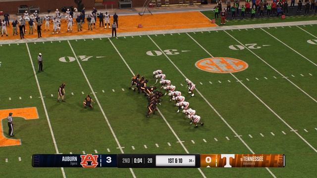 EA SPORTS College Football 25 Gameplay! Tennessee vs Auburn PS5 Gameplay смотреть онлайн