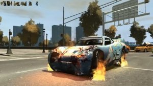 Rayo Dinoco Lightning MqQueen (GHOST RIDER MOD) HD